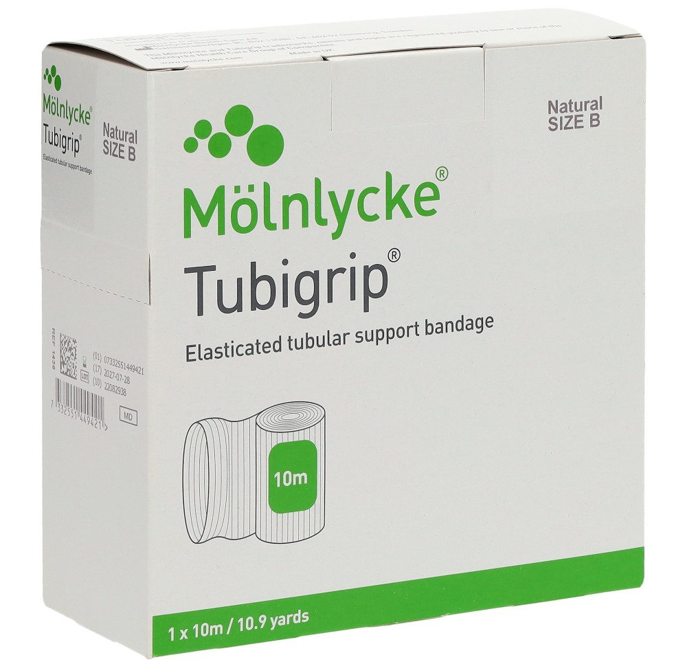 TUBIGRIP bandage tubulaire B 10mx6.25cm nature TUBIGRIP bandage tubulaire B 10mx6.25cm nature