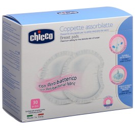 CHICCO compr allaitem allaitem sûr antibact 30 pce