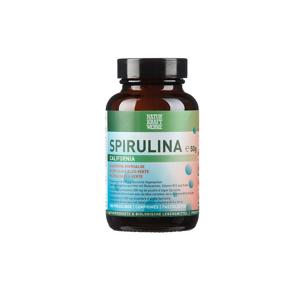 NATURKRAFTWERKE Spirulina Californ compr 100 pce NATURKRAFTWERKE Spirulina Californ compr 100 pce