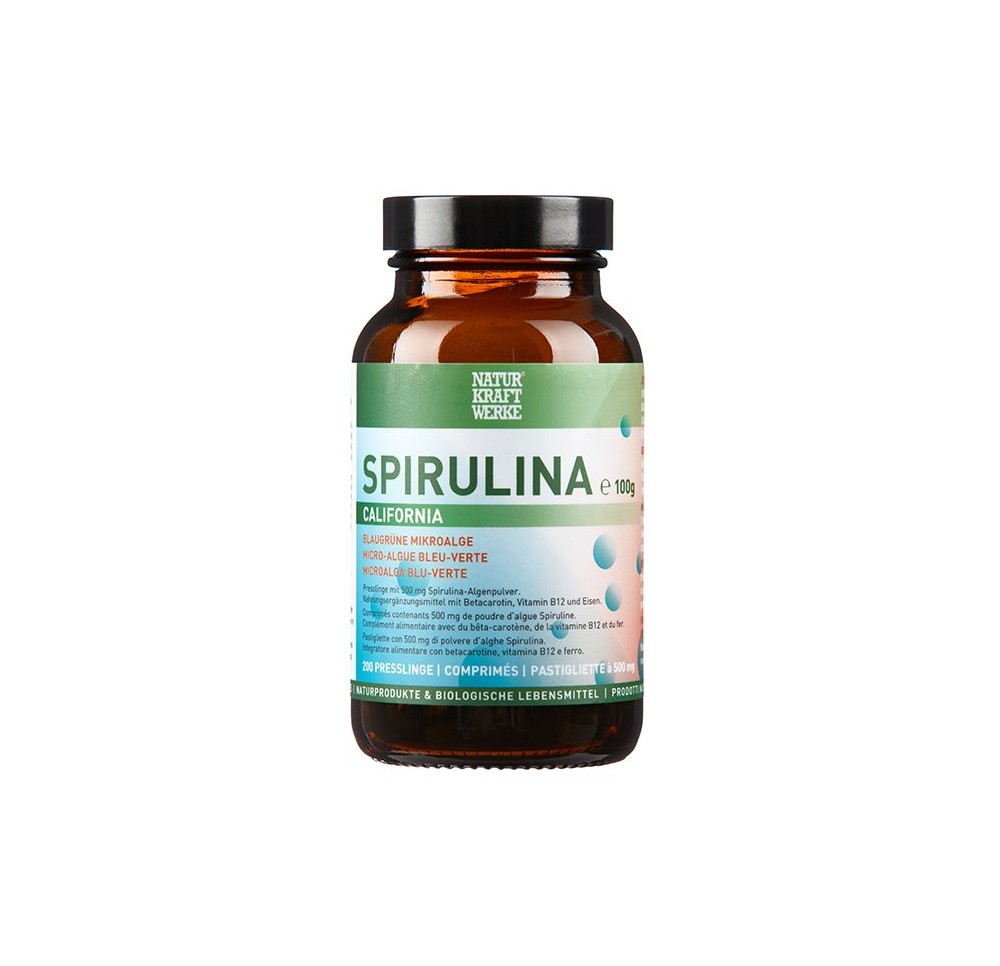 NATURKRAFTWERKE Spirulina Californ compr 200 pce