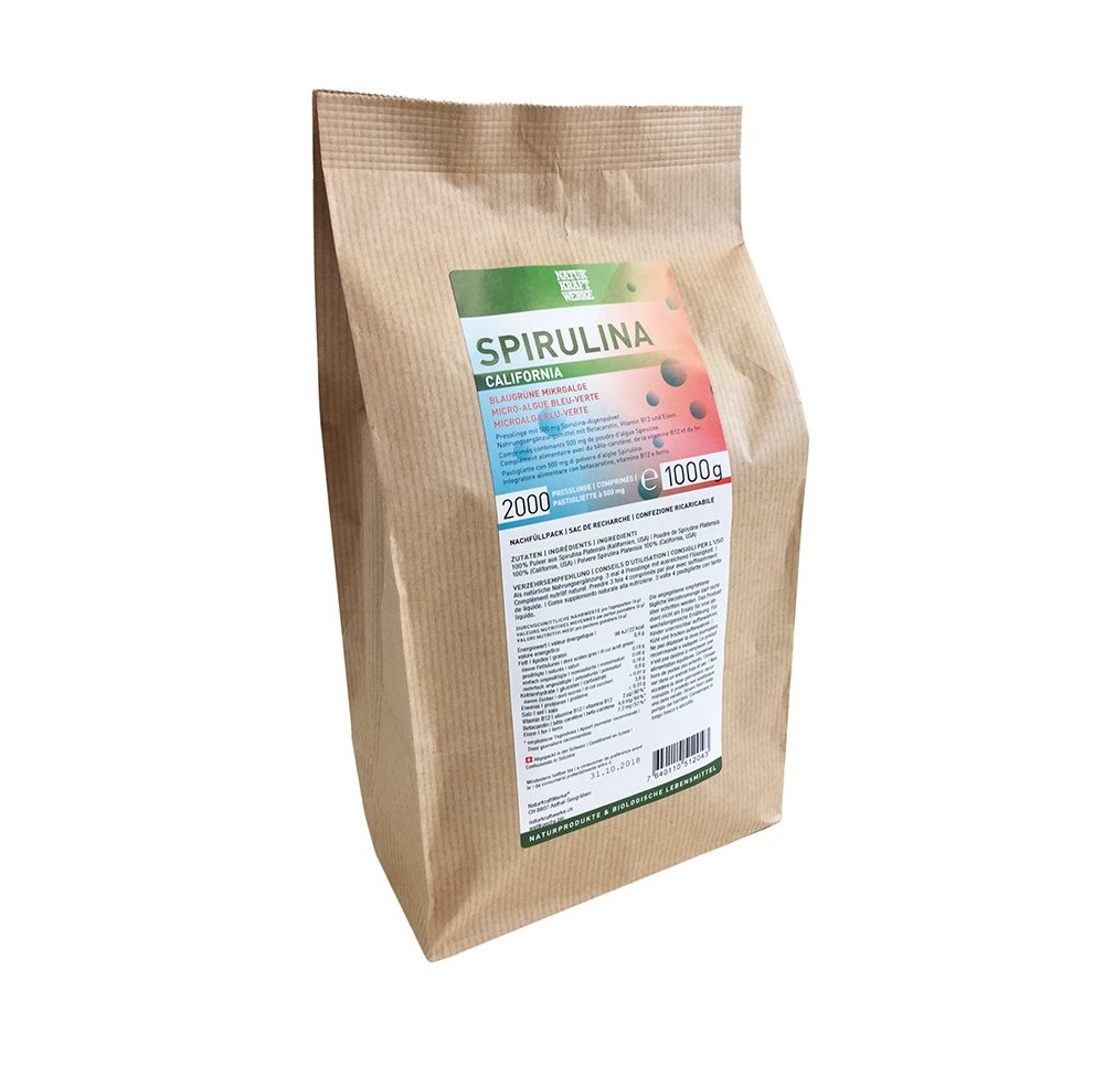 NATURKRAFTWERKE Spirulina Californ compr 2000 pce