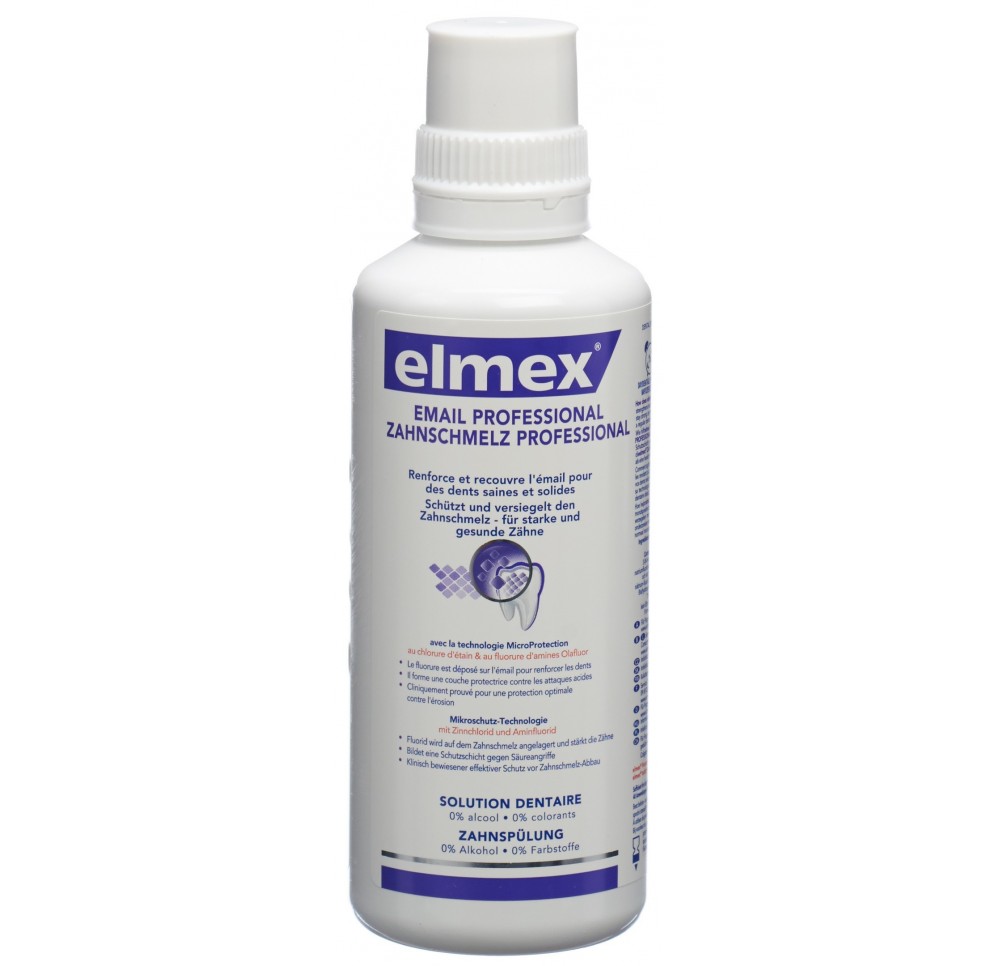 elmex PROFESSIONAL Opti-émail eau dentaire fl 400 ml