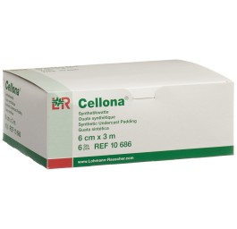 CELLONA ouate synthét 6cmx3m blanc rouleau 6 pce