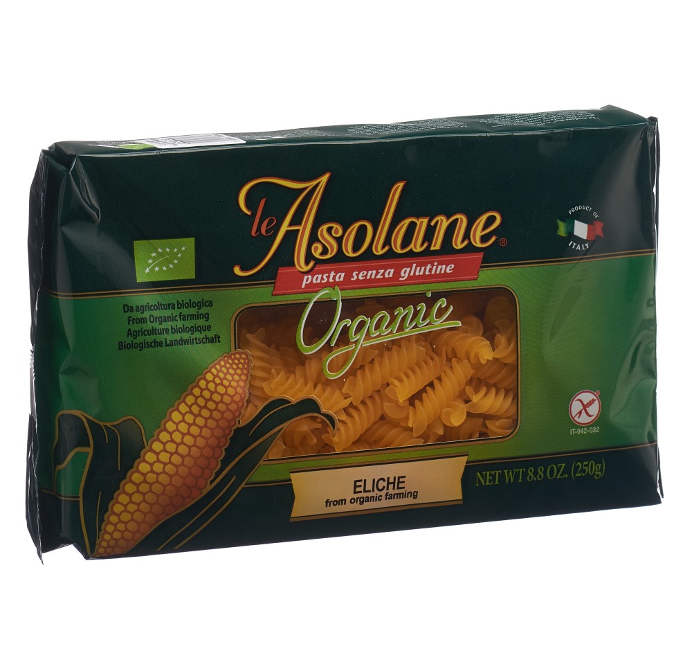 LE ASOLANE eliche pâtes de mais sans gluten 250 g