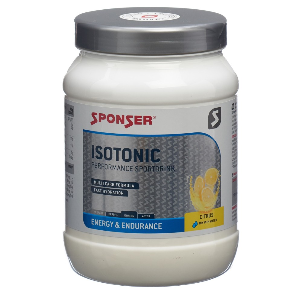 SPONSER Isotonic citrus bte 1000 g SPONSER Isotonic citrus bte 1000 g