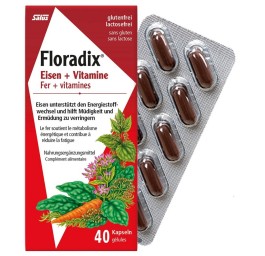 Floradix fer + vitamines caps 40 pce