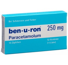 BEN-U-RON supp 250 mg enf 10 pce