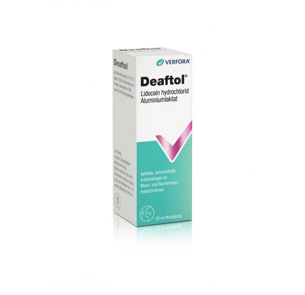 DEAFTOL spray buccal av lidocaïne 20 ml