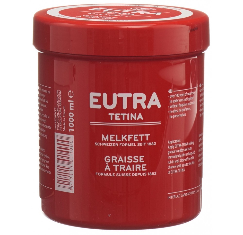 EUTRA Graisse à Traire bte 1000 ml