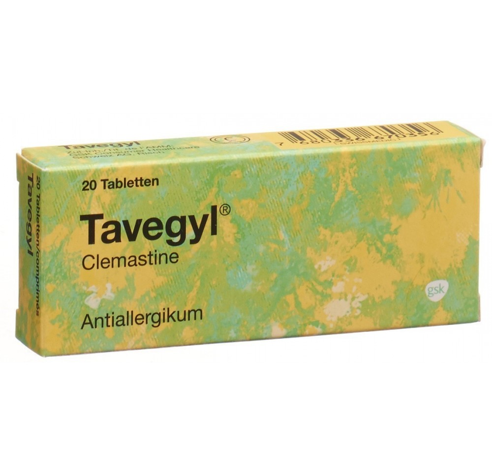 TAVEGYL cpr 1 mg 20 pce