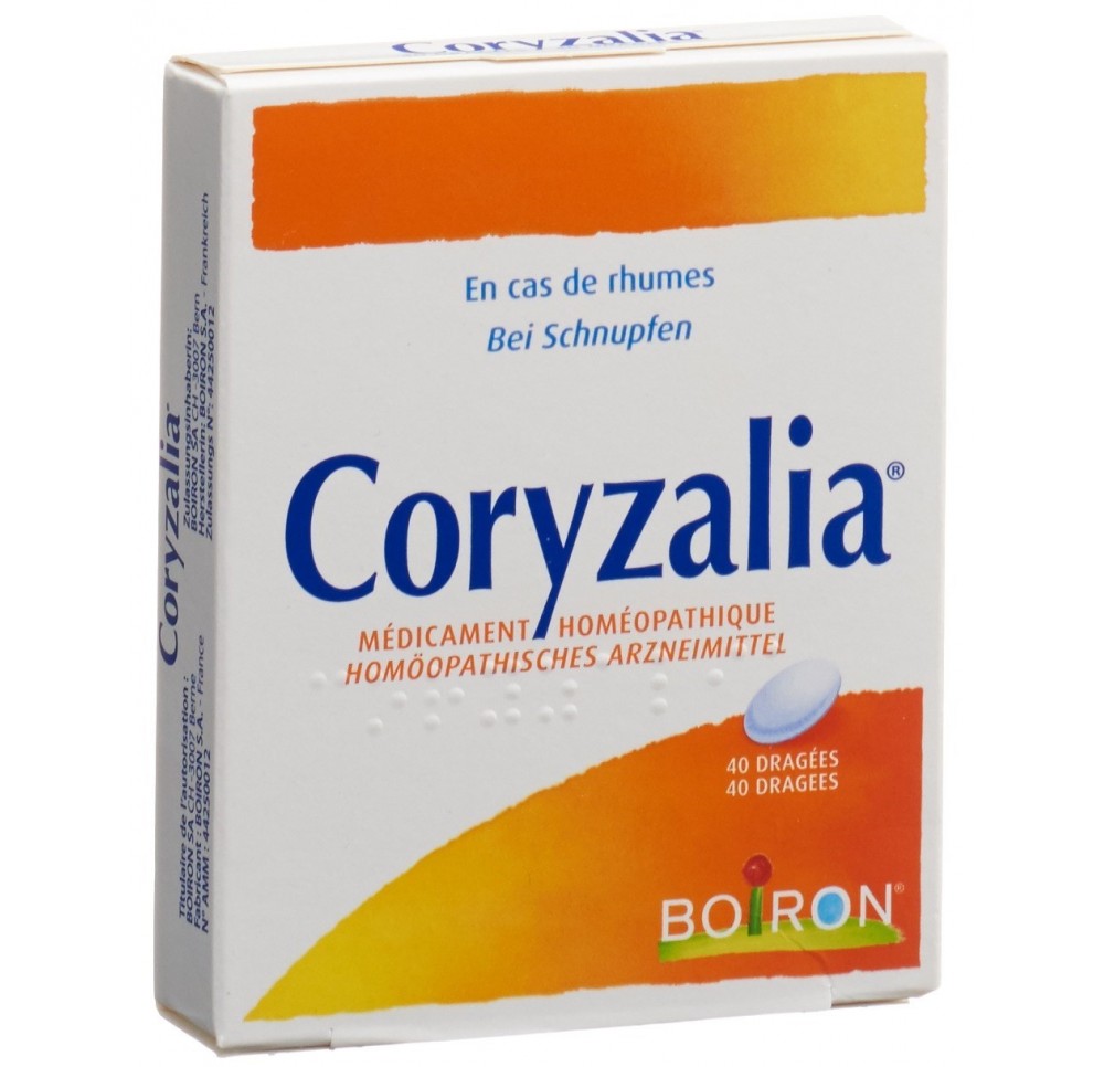 CORYZALIA Boiron drag 40 pce