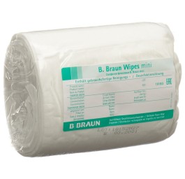 B. BRAUN wipes mini rouleau de tissus 25 pce