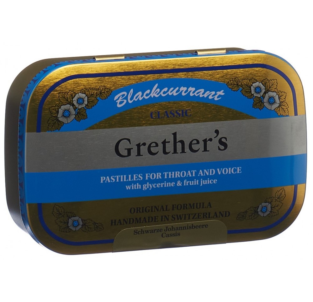 GRETHERS Blackcurrant past bte 110 g