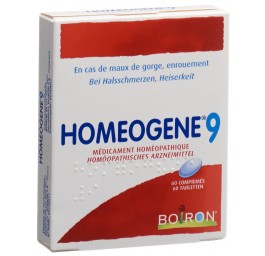 HOMEOGENE Boiron no 9 cpr 60 pce