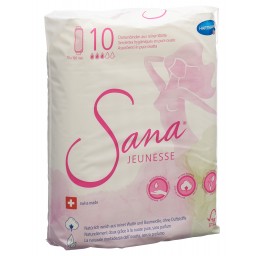 SANA JEUNESSE serviettes auto adhés 10 pce