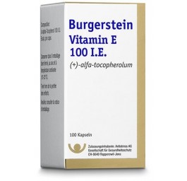 BURGERSTEIN Vitamin E caps moll 100 UI bte 100 pce