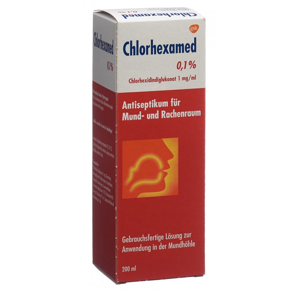 CHLORHEXAMED sol 0.1 % fl 200 ml