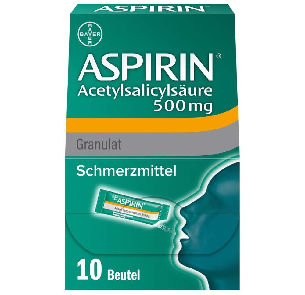 ASPIRINE gran 500 mg sach 10 pce