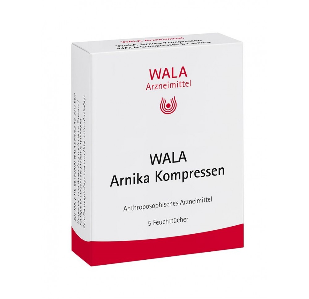 WALA compresses arnica sach 5 pce