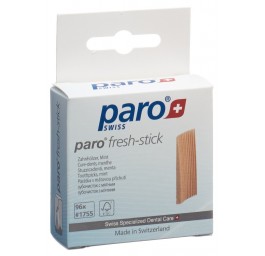 PARO fresh sticks cure dents moyen mint 96 pce