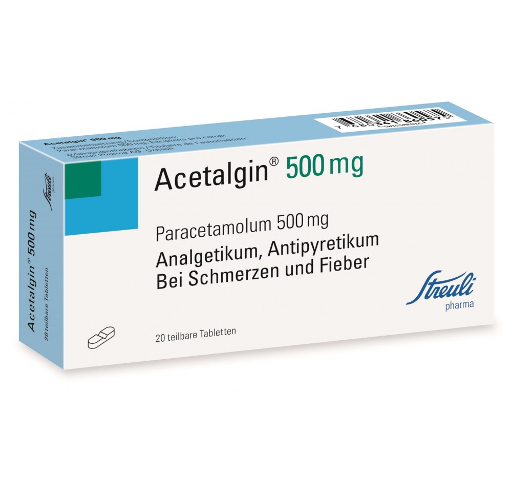 ACETALGINE cpr 500 mg 20 pce