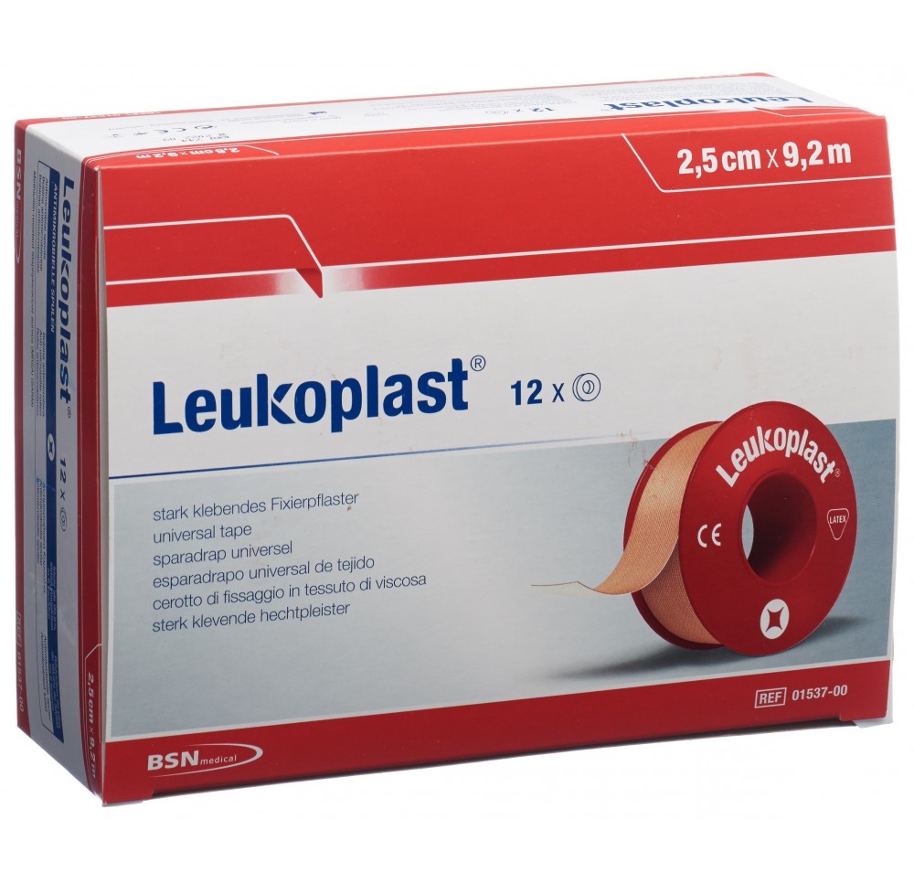 LEUKOPLAST sparadrap 9.2mx2.5cm ch s ann 12 pce