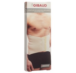 GIBAUD ceinture maintien régla Gr3 90-100cm blanc