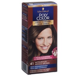 POLYCOLOR crème teinture 41 brun moyen