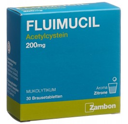 FLUIMUCIL cpr eff 200 mg adult citron 30 pce