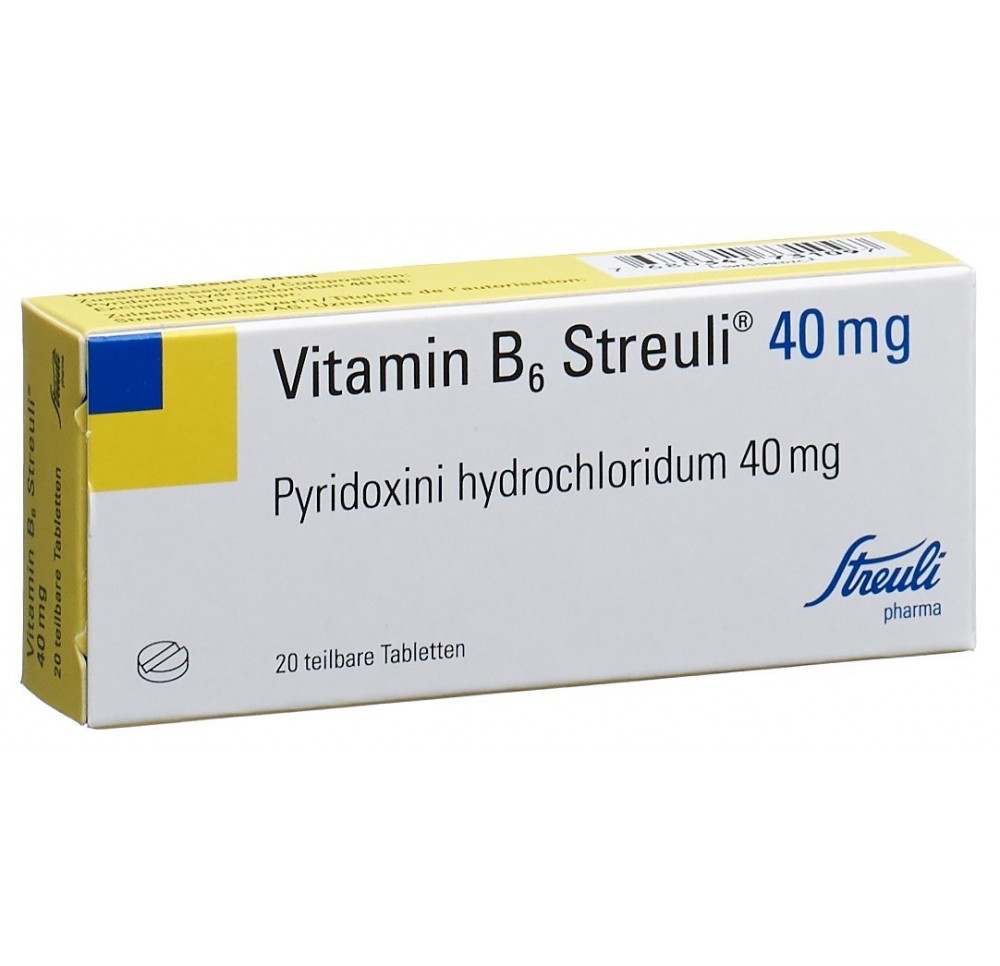 VITAMINE B6 Streuli cpr 40 mg 20 pce