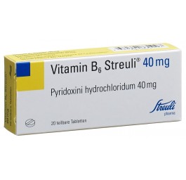 VITAMINE B6 Streuli cpr 40 mg 20 pce