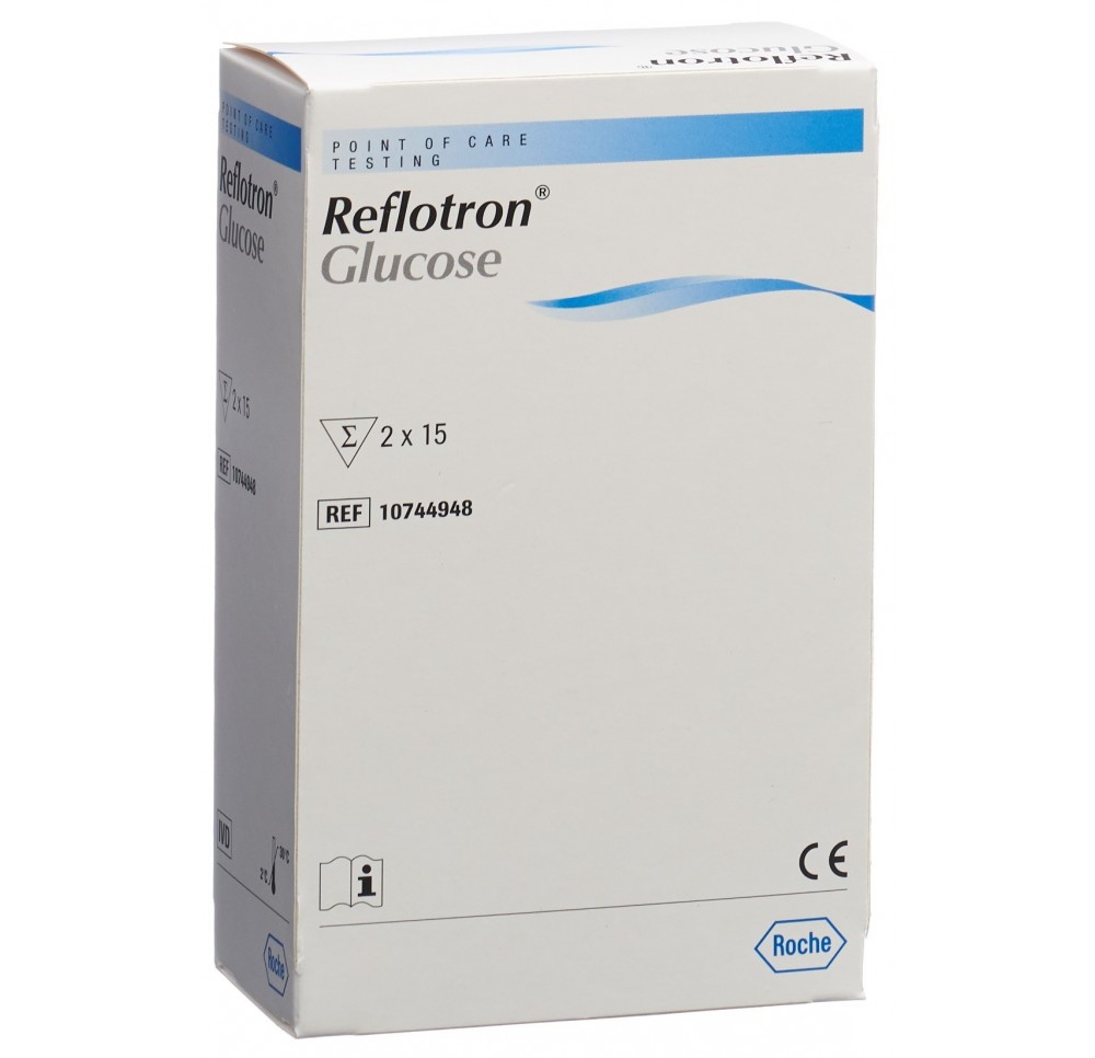 REFLOTRON glucose bandelettes 2 x 15 pce