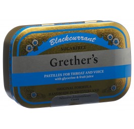 GRETHERS Blackcurrant past s suc bte 110 g