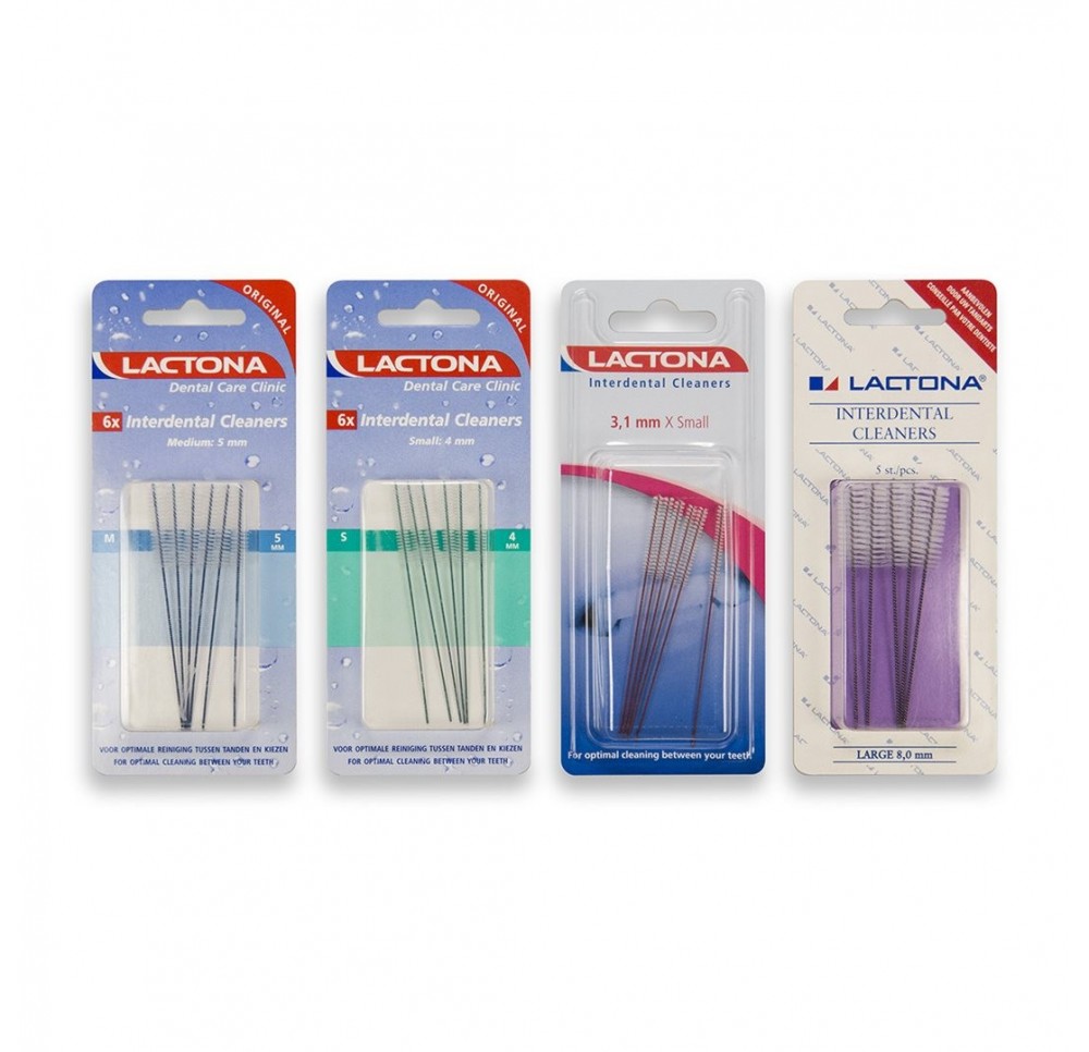 LACTONA interdental cleaners 4mm small 5 pce