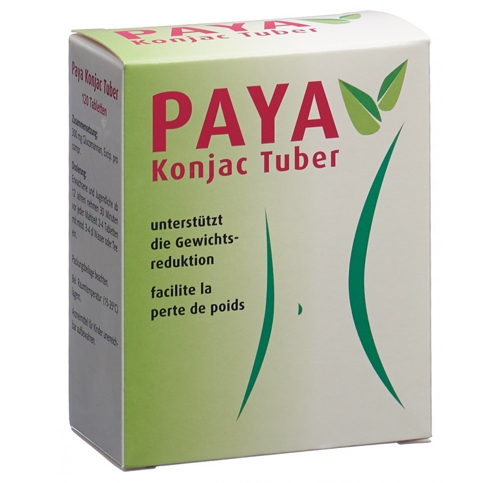 PAYA Konjac Tuber cpr 120 pce