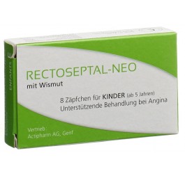 RECTOSEPTAL-NEO bismuthé supp enf 8 pce