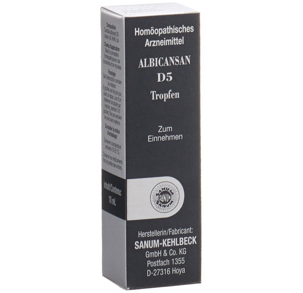 ALBICANSAN gouttes 5 D fl 10 ml