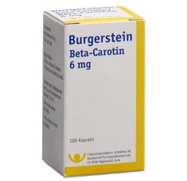 BURGERSTEIN Bêta Carotène caps 6 mg bte 100 pce