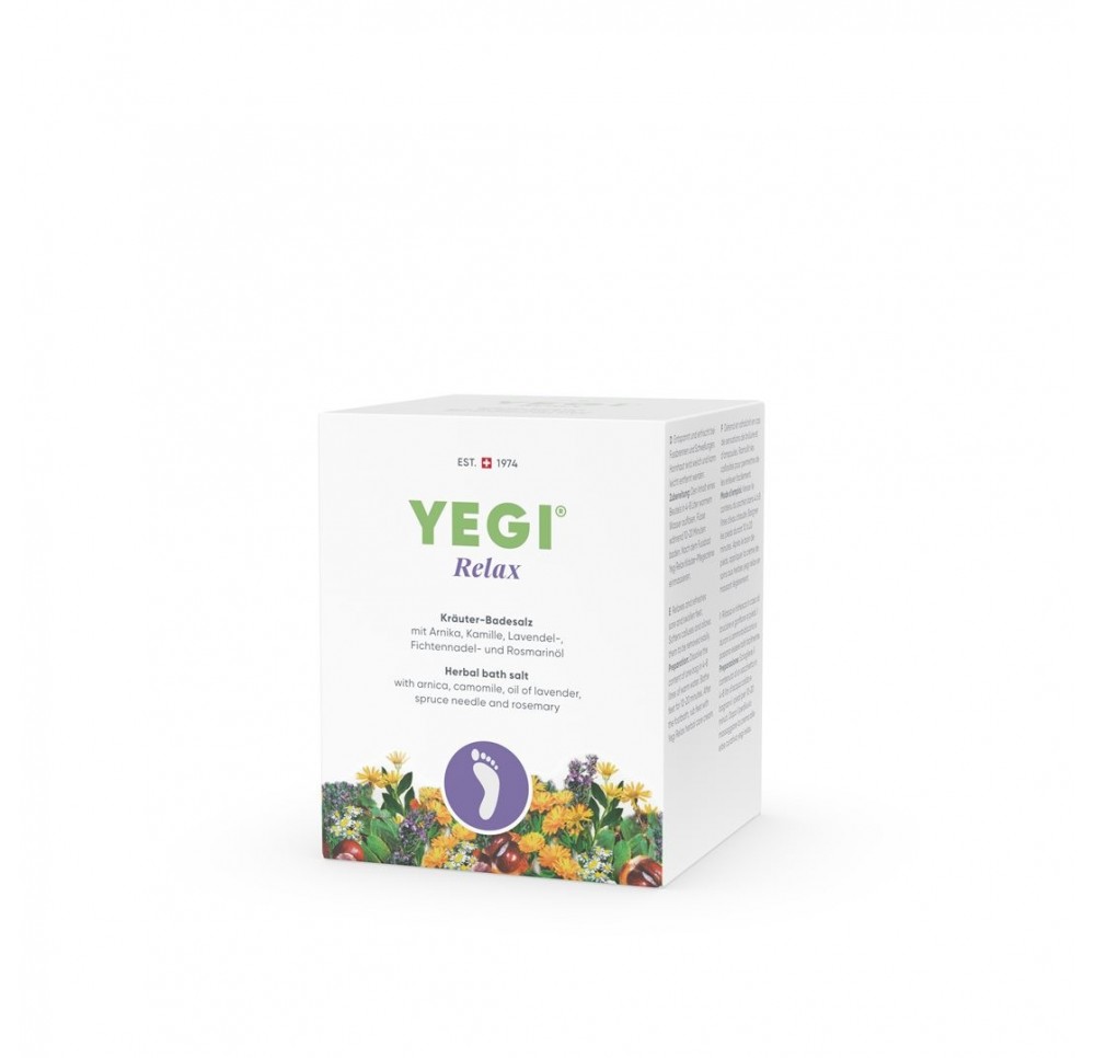 YEGI RELAX sel bain pieds herbes 4 sach 50 g