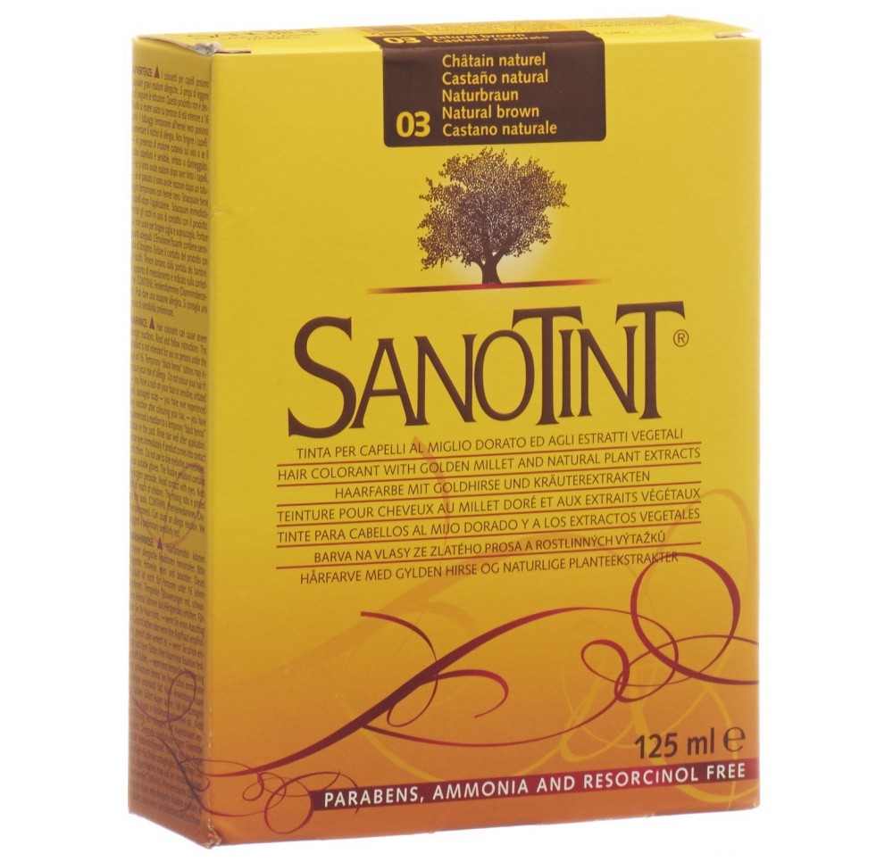 SANOTINT teinture cheveux 03 châtain naturel