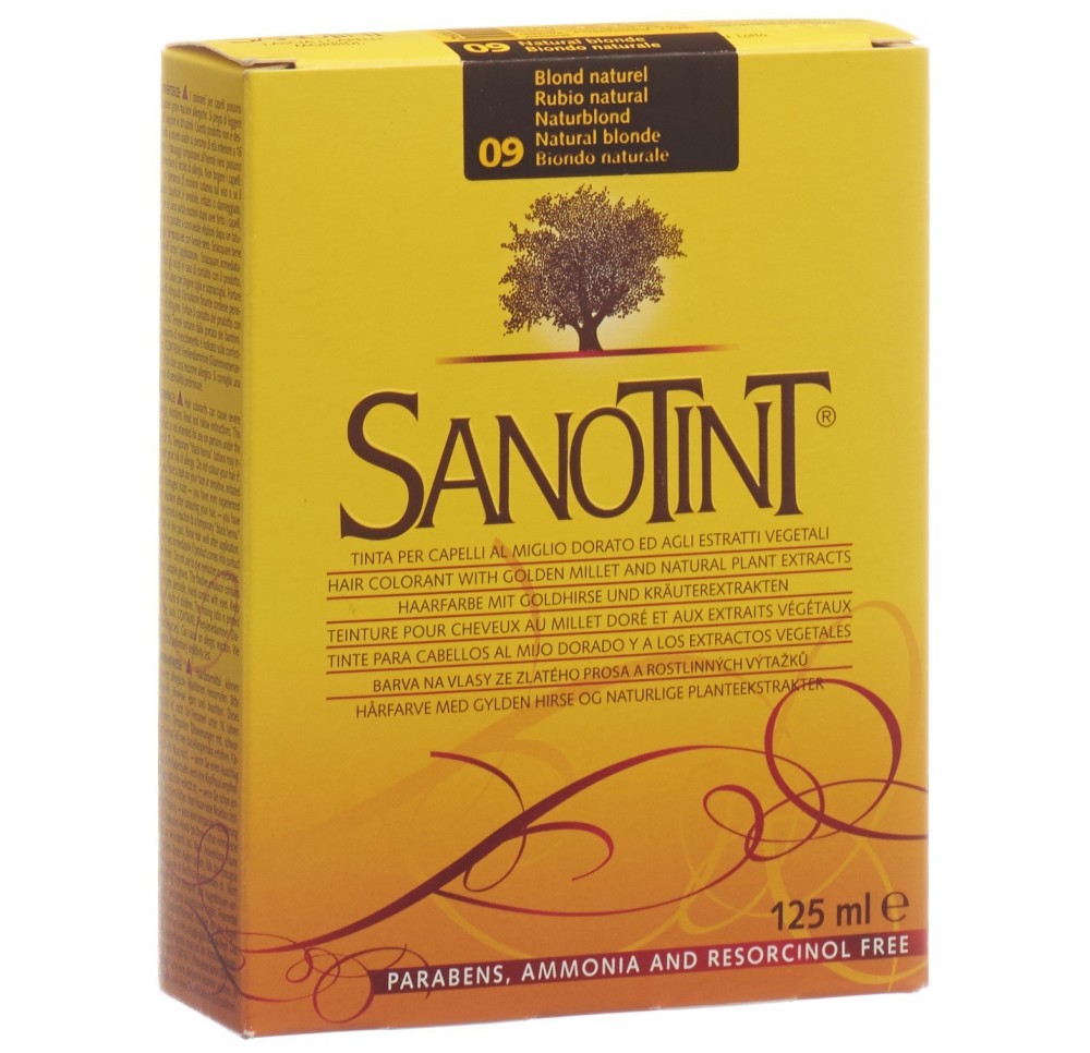 SANOTINT teinture cheveux 09 blond naturel