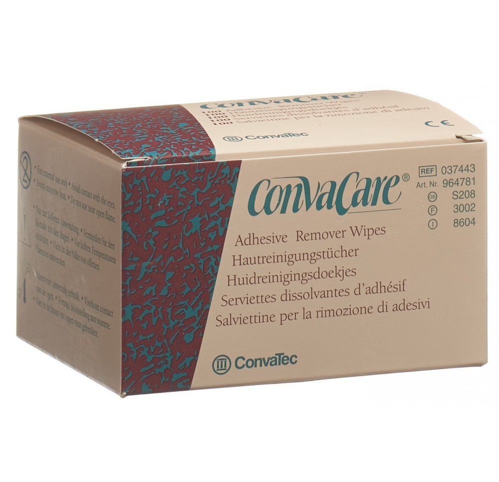 CONVACARE serviette nettoyant 3x7cm blanc 100 sach