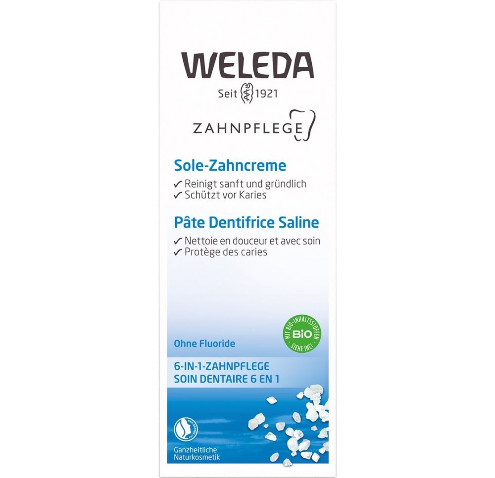 WELEDA Pâte dentifrice saline tb 75 ml