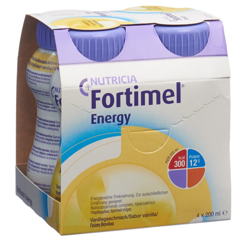FORTIMEL 1.5 kcal vanille 4 fl 200 ml FORTIMEL 1.5 kcal vanille 4 fl 200 ml