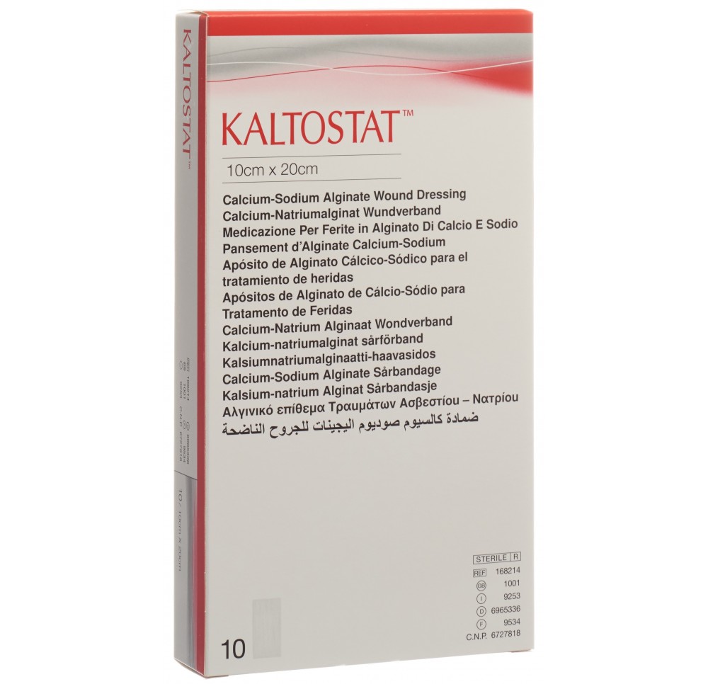 KALTOSTAT compresses 10x20cm stérile 10 pce