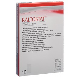 KALTOSTAT compresses 7.5x12cm stérile 10 pce