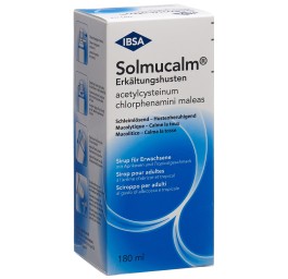 SOLMUCALM toux grasse sirop adult fl 180 ml