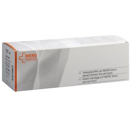 WERO SWISS Lux bande fix gaze él 4mx8cm bla 20 pce