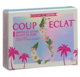 COUP D ECLAT ampoule nature visage 3 x 1 ml