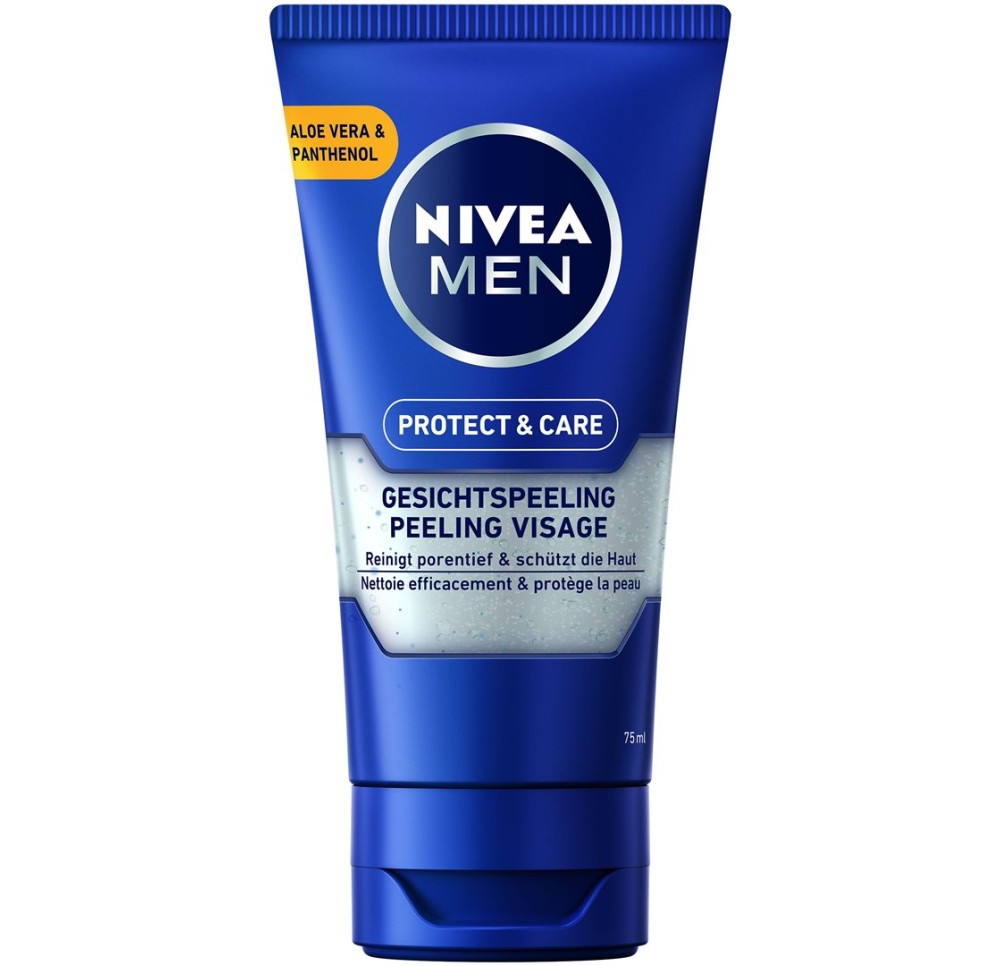 NIVEA MEN peeling rafr protect&care 75 ml